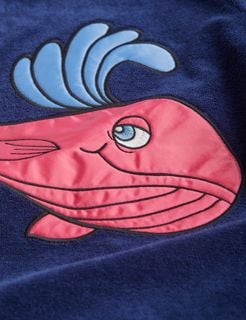 Whale Terry Robe