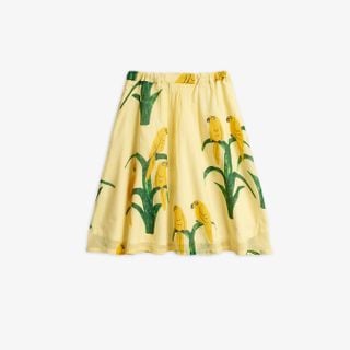 Parrot Woven Long Skirt