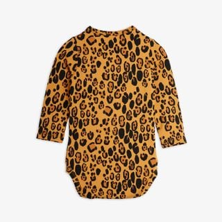 Basic Leopard Långärmad Body