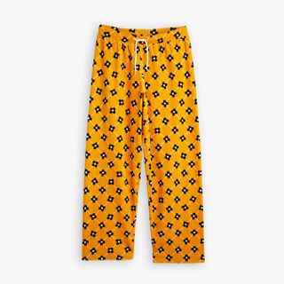 Adult Flower check velour trousers