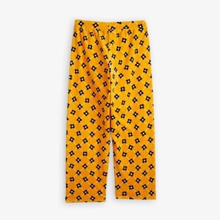 Adult Flower check velour trousers