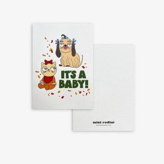 Its A Baby Greeting Card