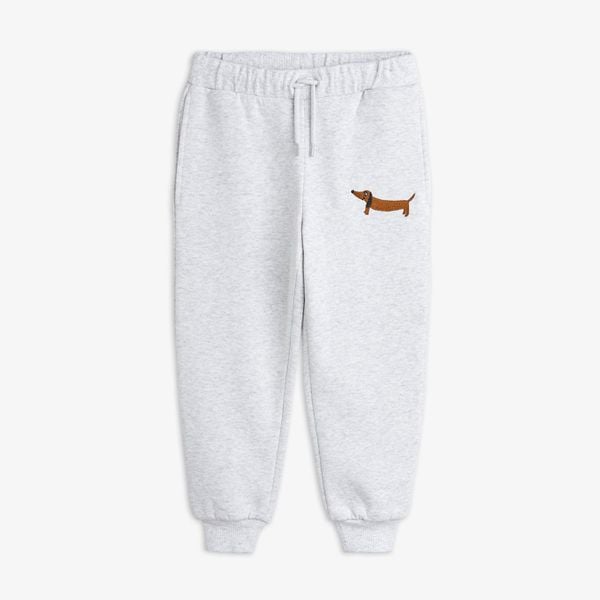 Dog Embroidered Sweatpants