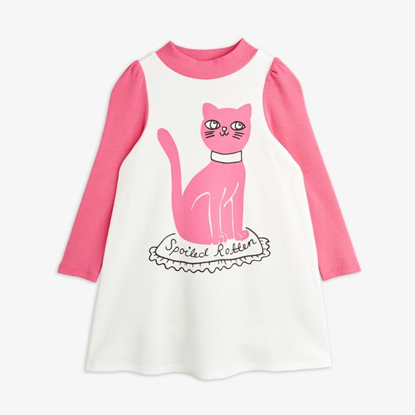 注文割引 White Dress Sleeve Long Cat | Rodini Mini ワンピース