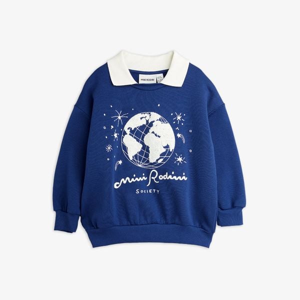 Mini Rodini Society Broderad Sweatshirt