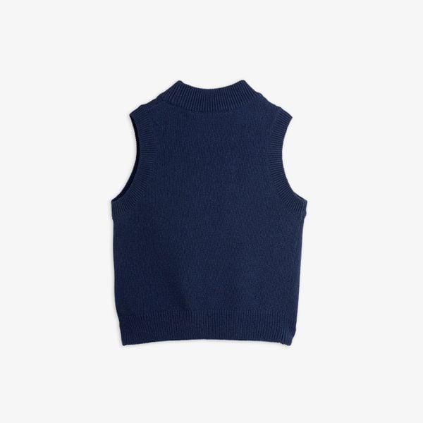 Flowers Knitted Wool Vest