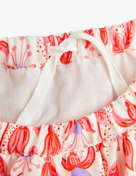 Fuchsia Woven Balloon Skirt