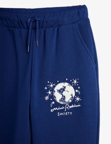 Mini Rodini Society Embroidered Sweatpants