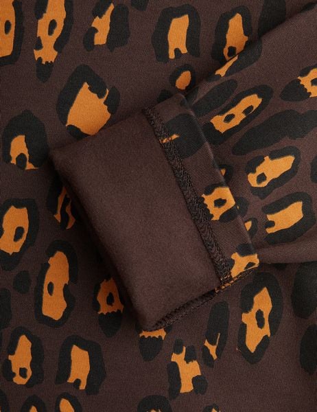 Leopard Brushed Dress