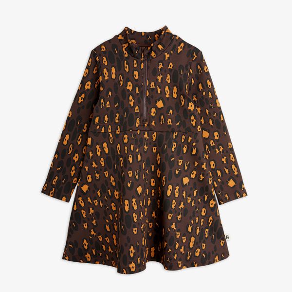 Leopard Brushed Dress