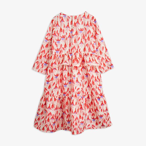 Fuchsia Woven Frill Dress