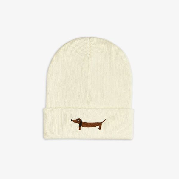 Dog knitted beanie