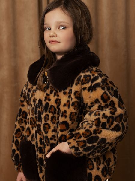 Leopard Faux Fur Jacket