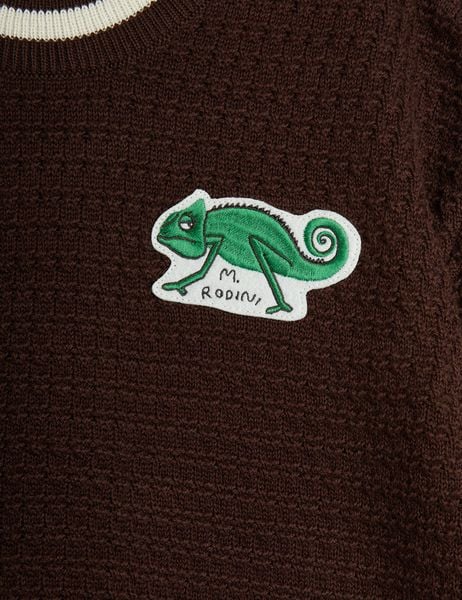 Lizard stickad T-shirt