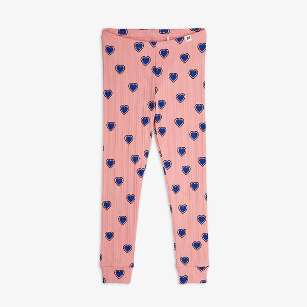 Outlined hearts leggings