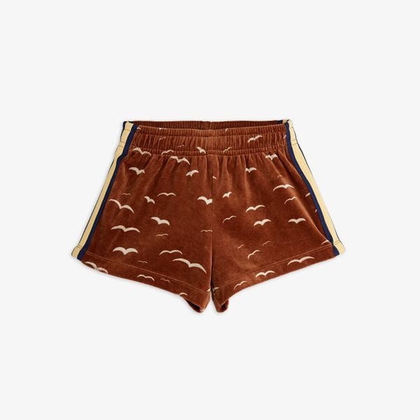 Seagull velour shorts