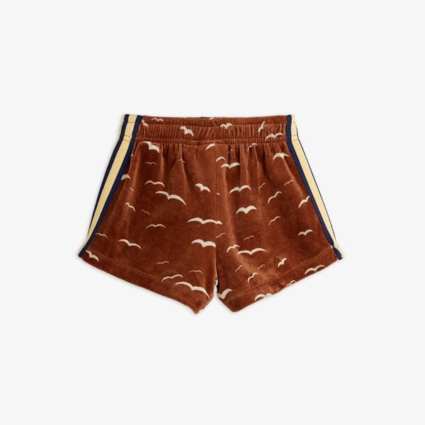 Seagull velour shorts