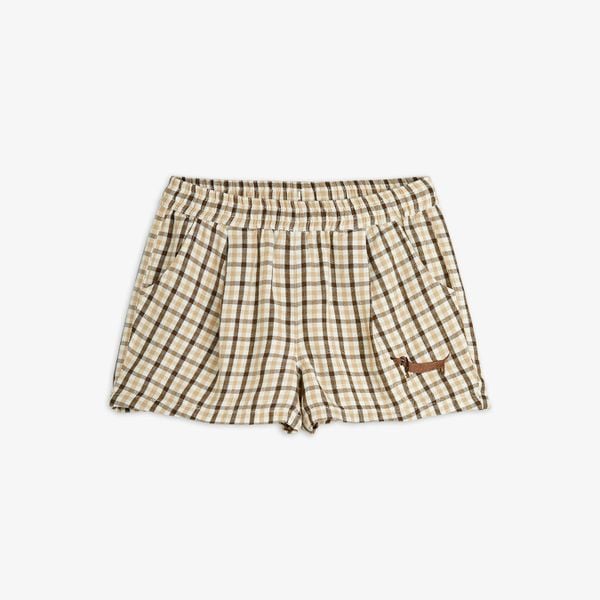 Gingham vävda shorts