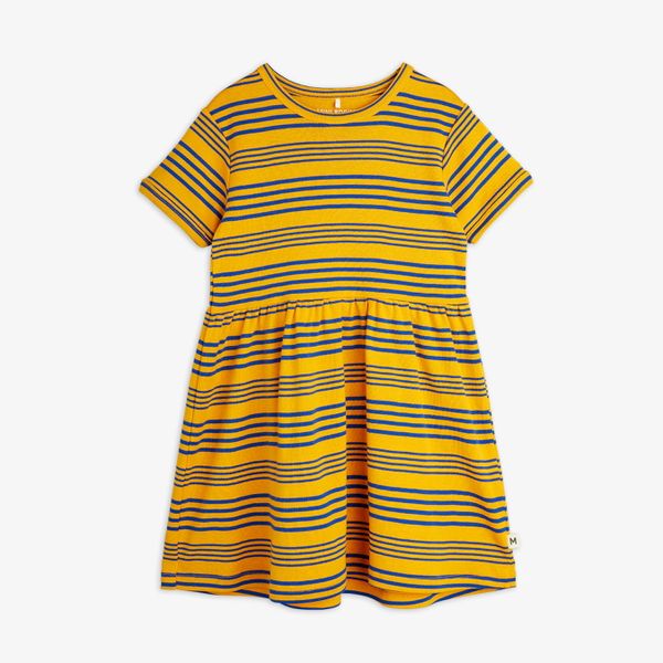 Stripe short sleeve dress