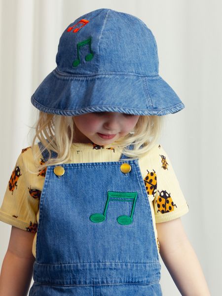 Note denim sun hat