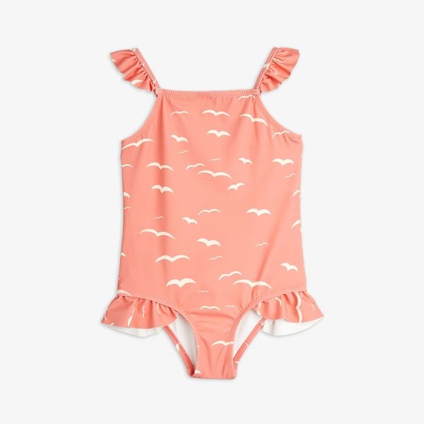 Seagull frill swimsuit