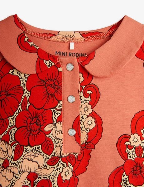 Flowers Long Sleeve Dress