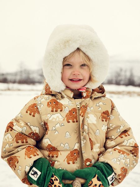 Mammoths hooded puffer jacket