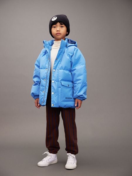 Solid heavy puffer jacket
