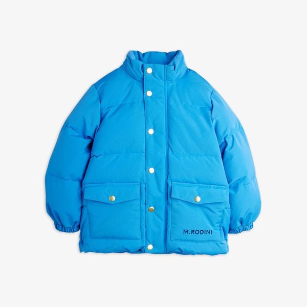 Solid heavy puffer jacket