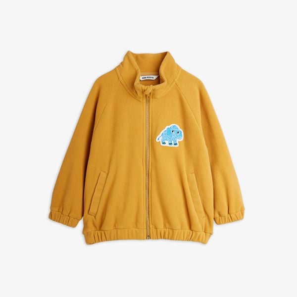 Mammoth patch fleece jacket