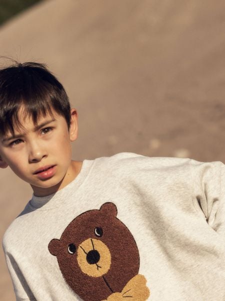 Bear chenille sweatshirt