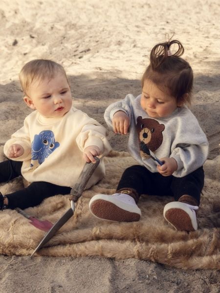 Bear chenille sweatshirt