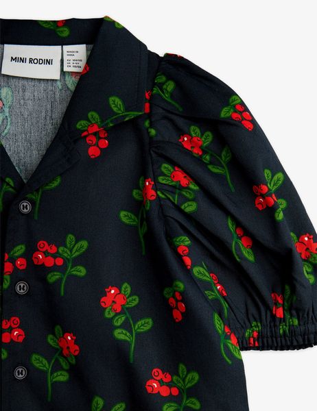 Lingonberries woven blouse