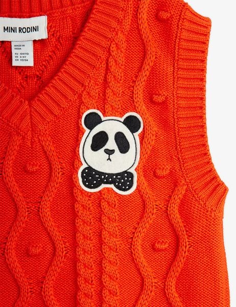 Panda cable knit slipover