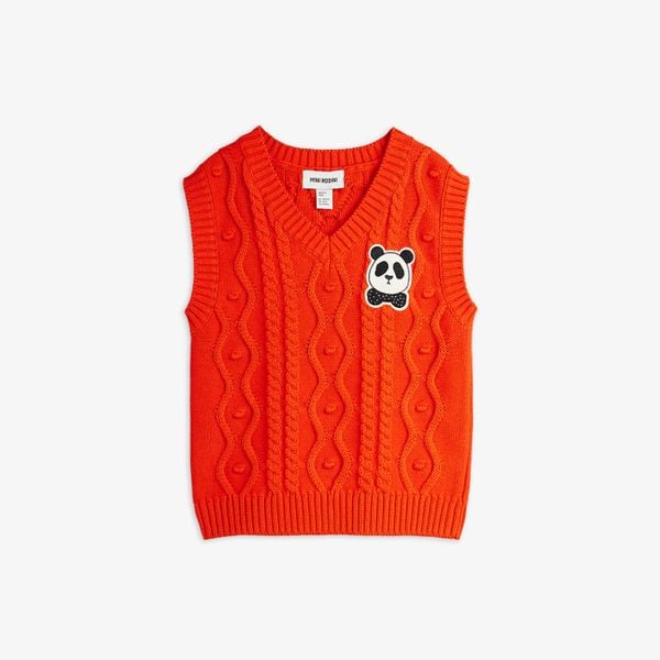 Panda cable knit slipover