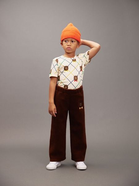 Bear check T-shirt 