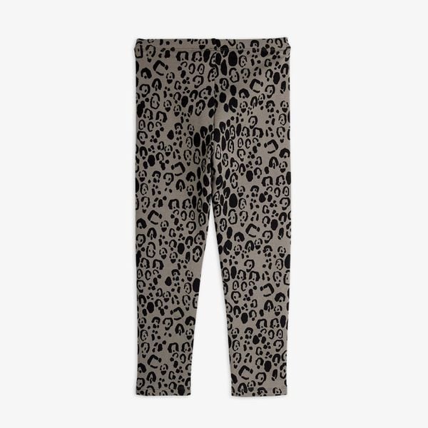 Leopard brushed jersey leggings