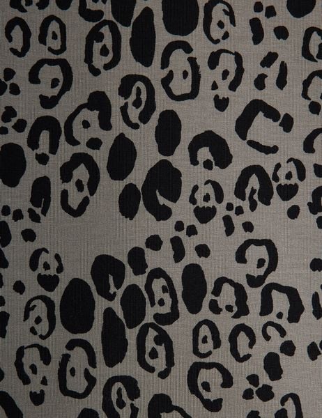 Leopard brushed jersey leggings