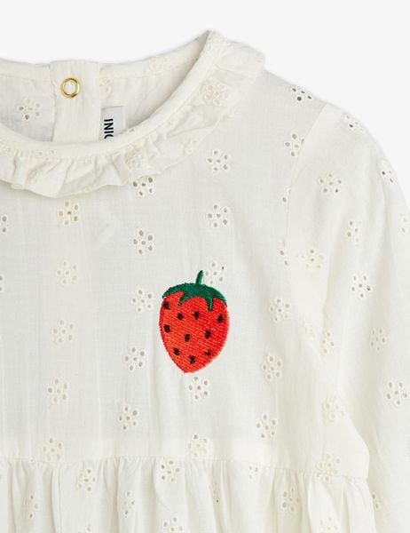 Strawberry schiffli jumpsuit
