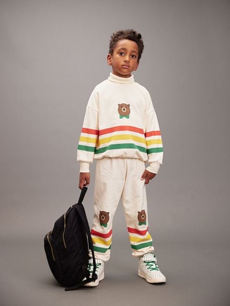 Bear stripe sweatpants