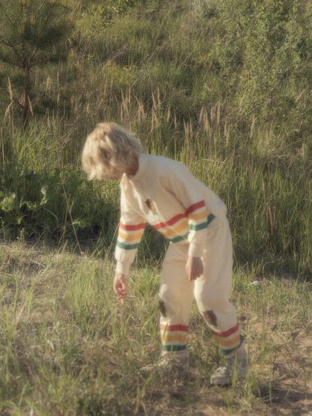 Bear stripe sweatpants