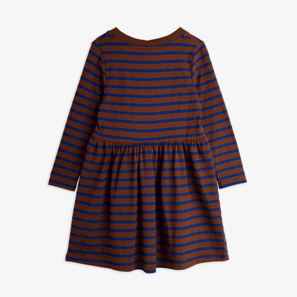 Stripe bird patch dress
