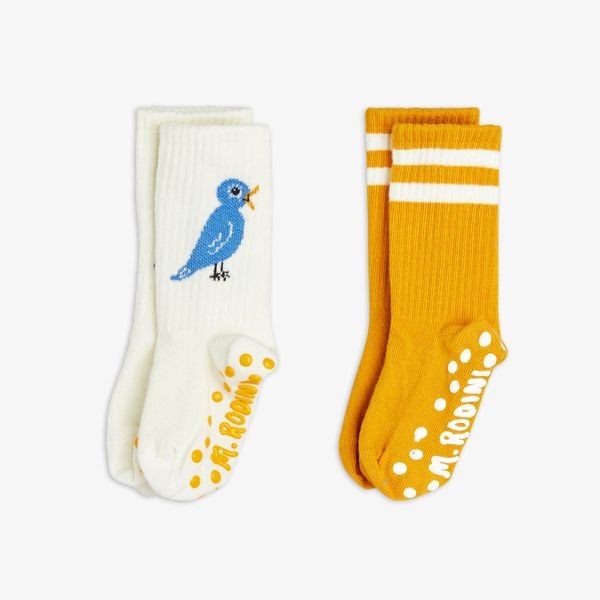 Bird 2-pack anti-slip socks