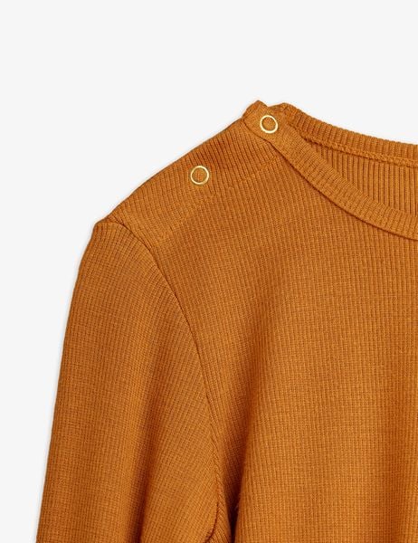 Modal rib long sleeve T-shirt