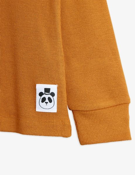 Modal rib long sleeve T-shirt