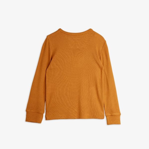 Modal rib long sleeve T-shirt