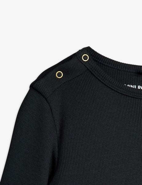 Modal rib long sleeve T-shirt 