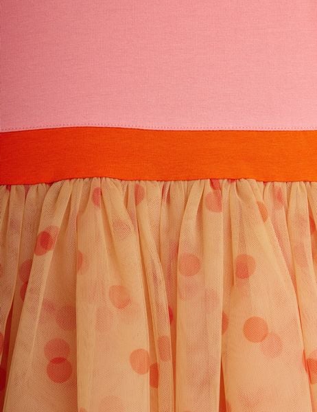 Dotted tulle dress