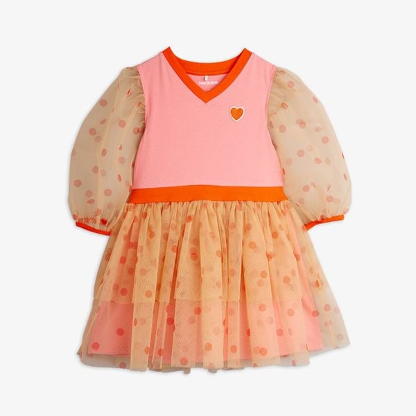 Dotted tulle dress