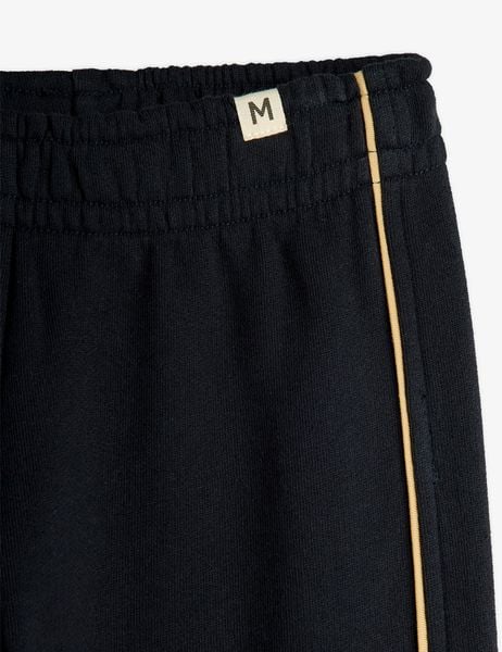 Plain piping sweatpants